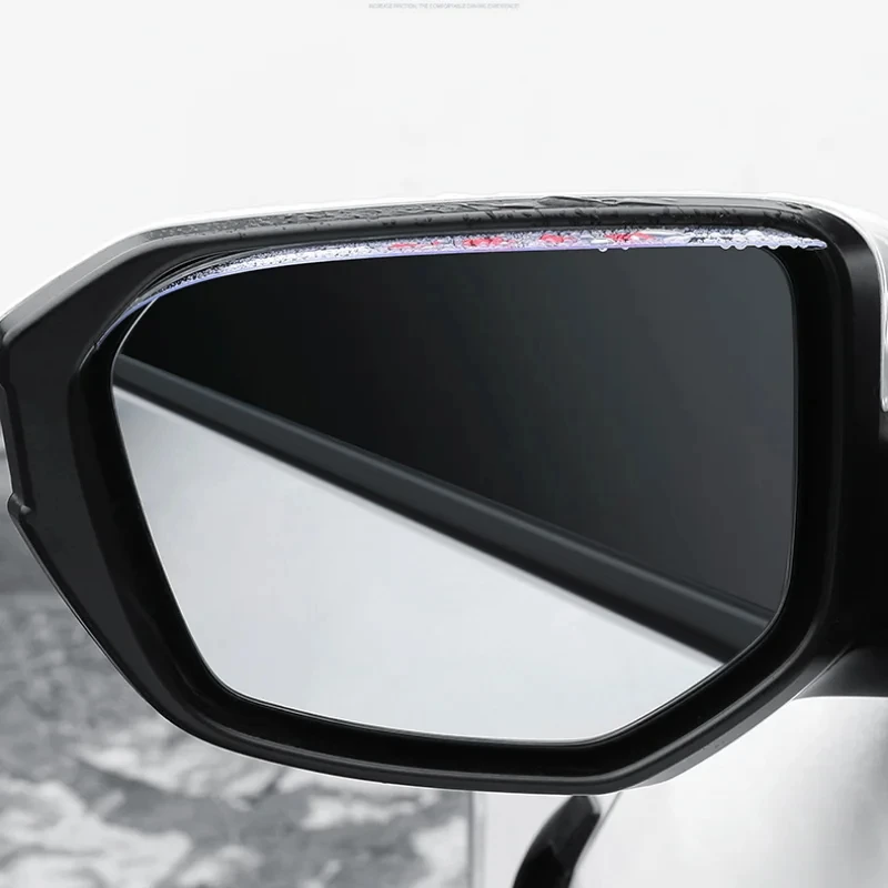 2/4pcs Transparent Car Rearview Mirror Rain Eyebrow Rain Shield Universal Rearview Mirror Cover Rainy Safe Driving Accessories