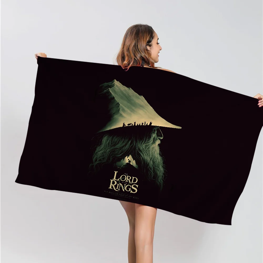 L-Lord Of The R-Ring Beach Towel Colorful Bath Towels For Girl Microfiber Quick Dry Custom Sand Free Beach Yoga Spa Gym Pool 4