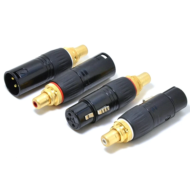 Xlr Rca Digital Connector Hifi Female Xlr Connector Audio