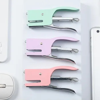 Metal Handheld Stapler Office Desk Stapling Tool Stapler for Office Portable Desk Stapler Smooth Action for Paper Craft School 1