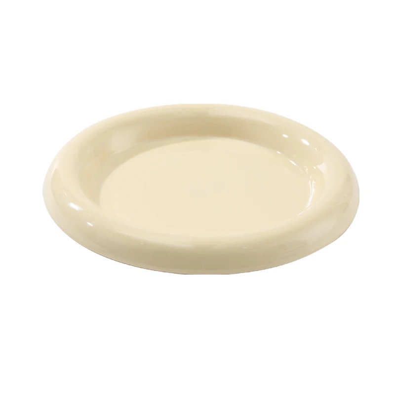 Housewear & Furnishings Kitchen Dining Plate Ceramic Dessert Plates Fruit Plate Barbecue Plate Wheat Straw Plates Plastic Dinner Plates Stainless Steel Plates