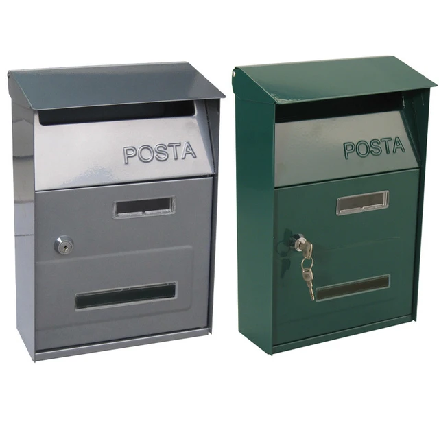 Cassette postali Post-Mount in stile americano pavimento in metallo cassetta  postale giardino esterno parco Villa giornale cassetta delle lettere  secchio cassetta delle lettere - AliExpress