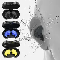 2PCS Swimming Earplugs Waterproof Reusable Silicone Ear Plugs Diving Sport Plugs For Water Surf Showering Bathing Accessories 1