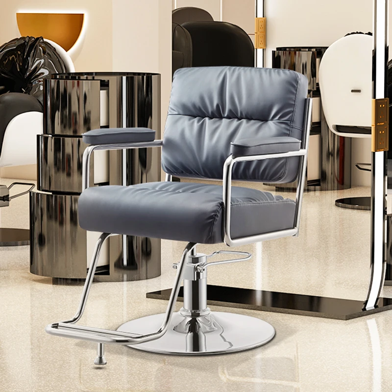 Hairstylist Hairdressing Barber Chairs Lifting And Lowering Hot Dyeing Dedicated Barber Chairs Chaise Coiffeuse Furniture QF50BC rotate barb barber chairs stainless steel hairdressing dedicated barber chairs chaise coiffeuse barbershop furniture qf50bc