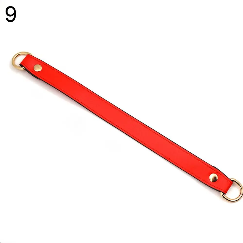 PU Leather Detachable Bag Chain Strap - Steel Chain Handle