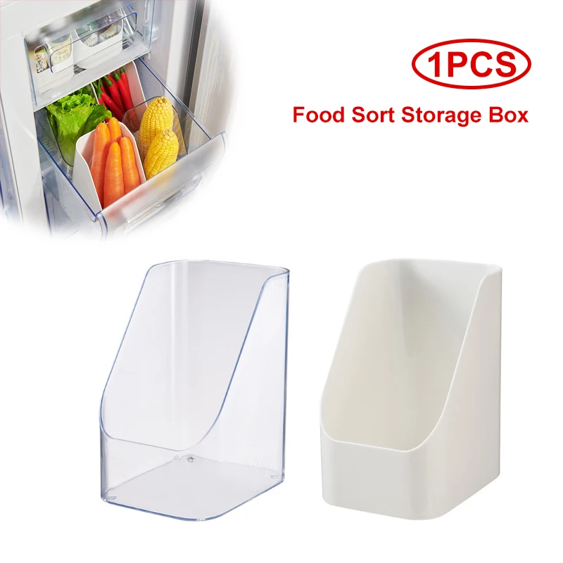Bacs de rangement pour réfrigérateur, boîte de rangement de tri des aliments pour réfrigérateur, boîte de rangement d'assaisonnement transparente, organisateur de rangement pour réfrigérateur de cuisine 1 Bacs de rangement pour réfrigérateur, boîte de rangement de tri des aliments pour réfrigérateur, boîte de rangement d'assaisonnement transparente, organisateur de rangement pour réfrigérateur de cuisine 1