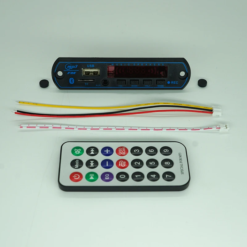 12v Wireless Bluetooth Mp3 Decoder Board Car Audio Usb Tf Fm Radio