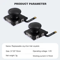 Hall Sensing Joystick No Drifting Hall Electromagnetic Stick Higher Sensitivity Hall Thumb Stick for Nintendo Switch/OLED/Lite - Image 5