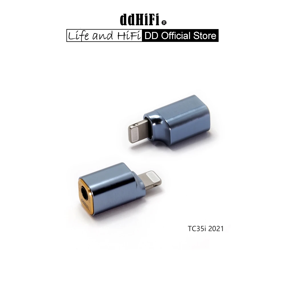 DD ddHiFi All-New Aluminum Alloy TC35i () Light-ning to 3.5mm Compact Dongle Adapter for iOS iPhone / iPad / iPod Touch