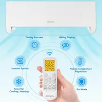 Split AC/Heating System with Inverter, 19 SEER 115V Energy Saving with Pre-Charged Condense, Remote Control & Installation Kit 2