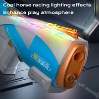 LED Marquee Electric Water Gun for Kids Full Automatic Absorb Water High Powerful Watergun Summer Outdoor Pool Children Gun Toys 2