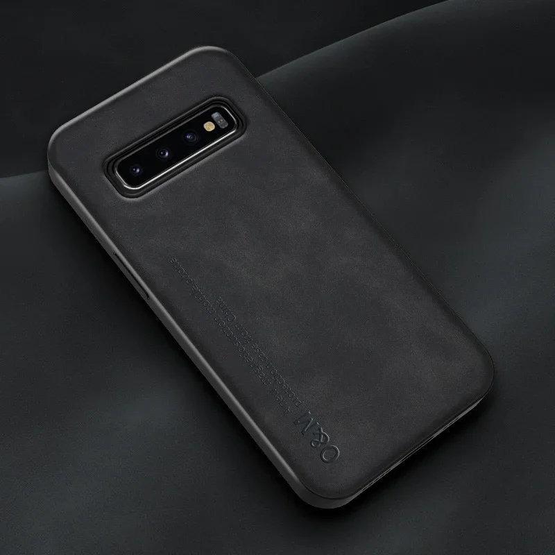 Deluxe Magnetic Leather Phone Case with Silicone Protection