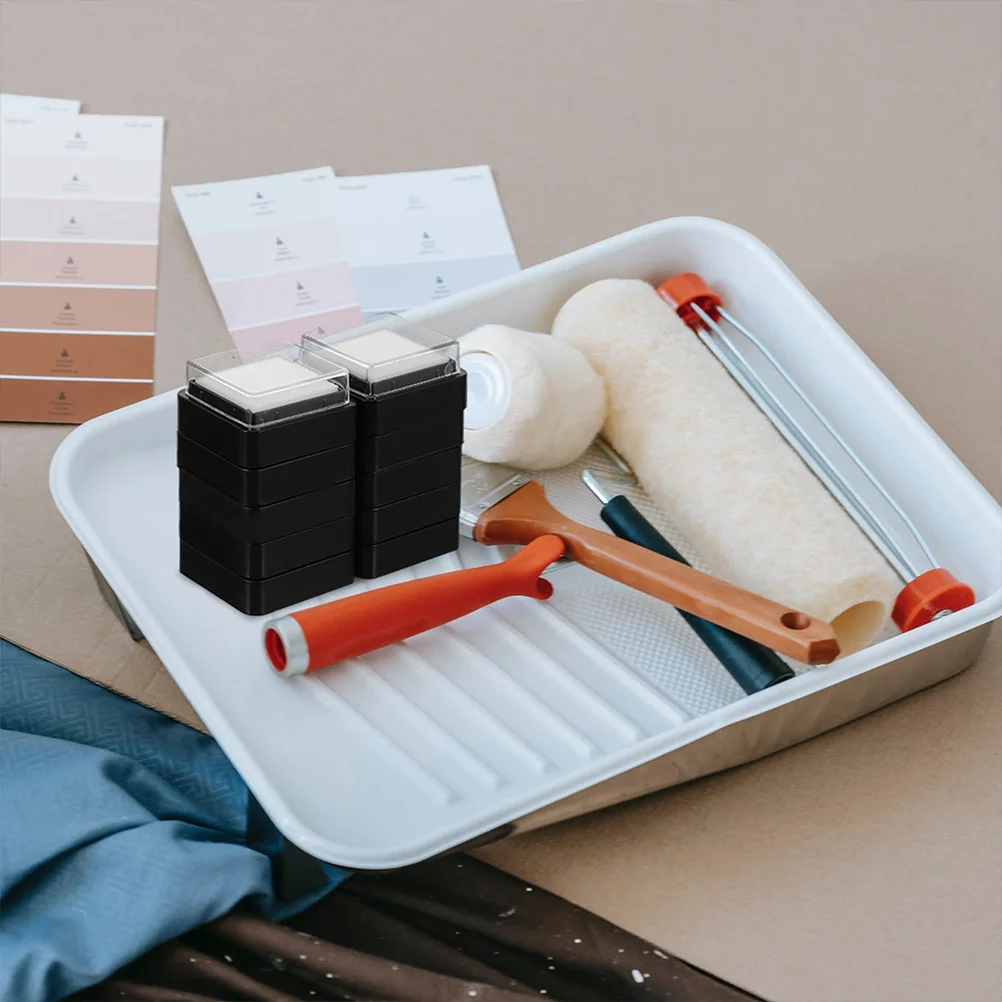 스탬프 잉크 패드 빈 DIY 잉크 패드, 지문 손자국, 사각형 잉크 패드, 우표 잉크 패드, 엄지 손가락 DIY