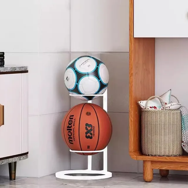2/3/4/5Layers Basketball Storage Rack Indoor Children Balls Placed Rack Football Volleyball Basketball Holder Balls Metal Stand 6