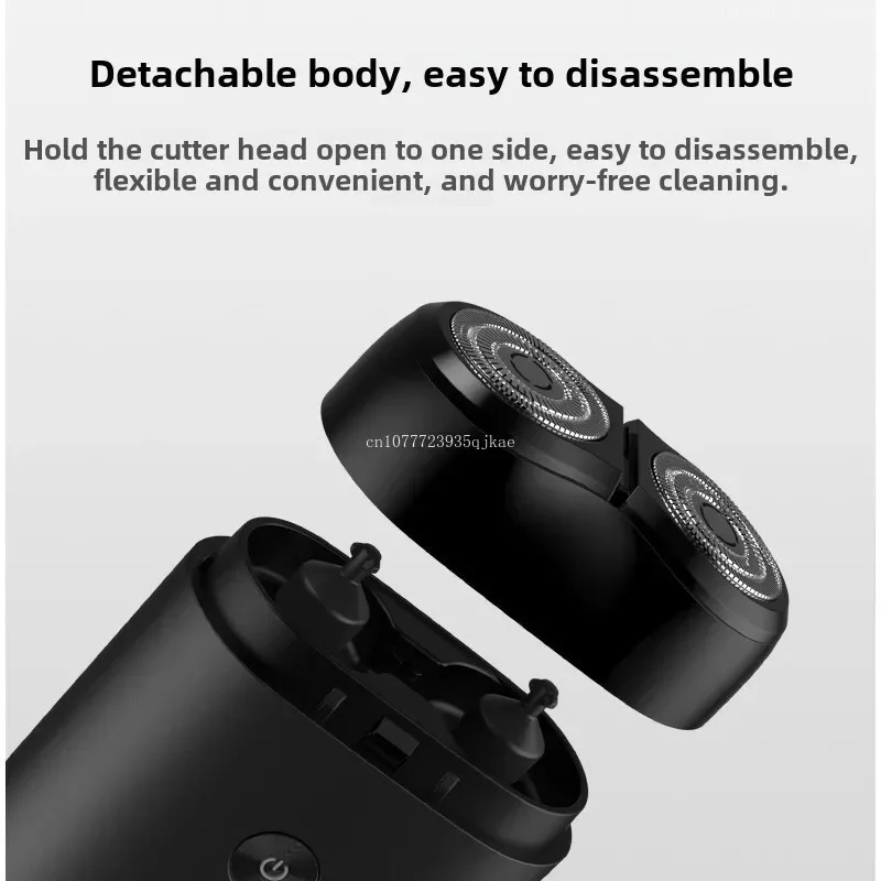 미지아 전기면도기 S100 트윈 블레이드 USB 충전식 휴대용 건식/습식 면도기 남성용 수염 트리머