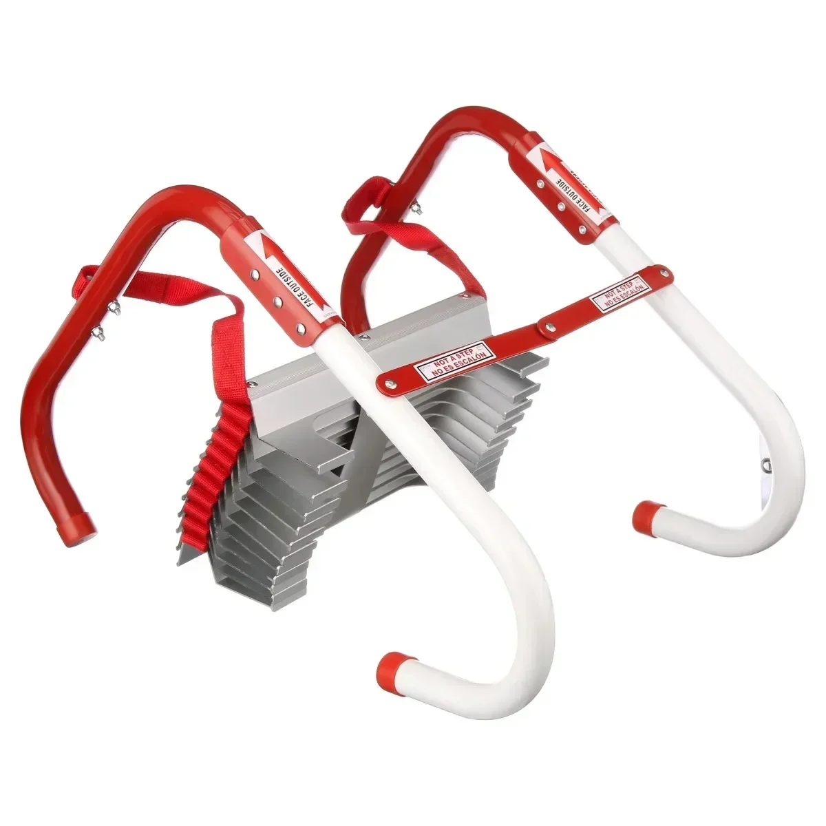 Kidde 2-Story Fire Escape Ladder with Steel Anti-Slip Rungs Rope Ladder Aluminum Telescopic Ladder  | USA | NEW 4