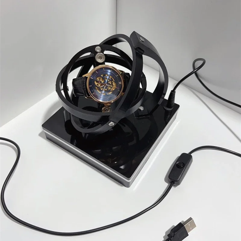 Enrouleur De Montre Automatique – Pour Montre Mécanique – Moteur Silencieux – Design Compact – Pour Bureau Ou Maison