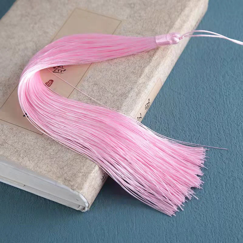 1Pcs 50CM Polyester Silk Beads Tassel Fringe Brush Tassels Trim for Crafts DIY Jewelry Finding Embellish Curtain Accessories