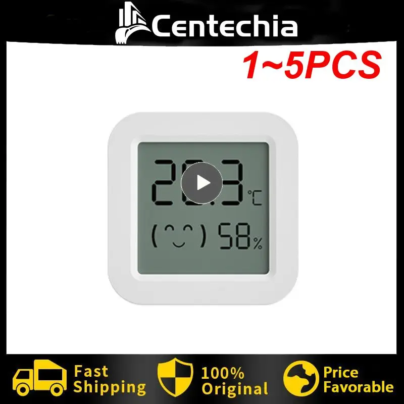 

1~5PCS Tuya Temperature Humidity Sensor Mini LCD Digital Display Compatible with APP Remote Control Thermometer