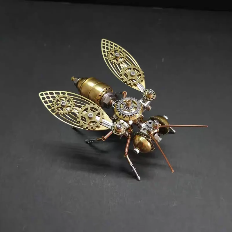 

Mechanical Bee Metal Assembly Model Steampunk Insect Ornament Creative Craft artwork