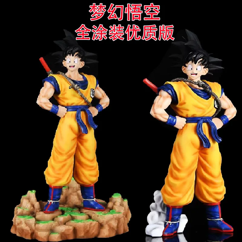 

Anime Dragon Ball Dream Sun Goku Somersault Cloud Super Saiyan Standing Collection Figures Statue Peripheral Model Ornaments Toy