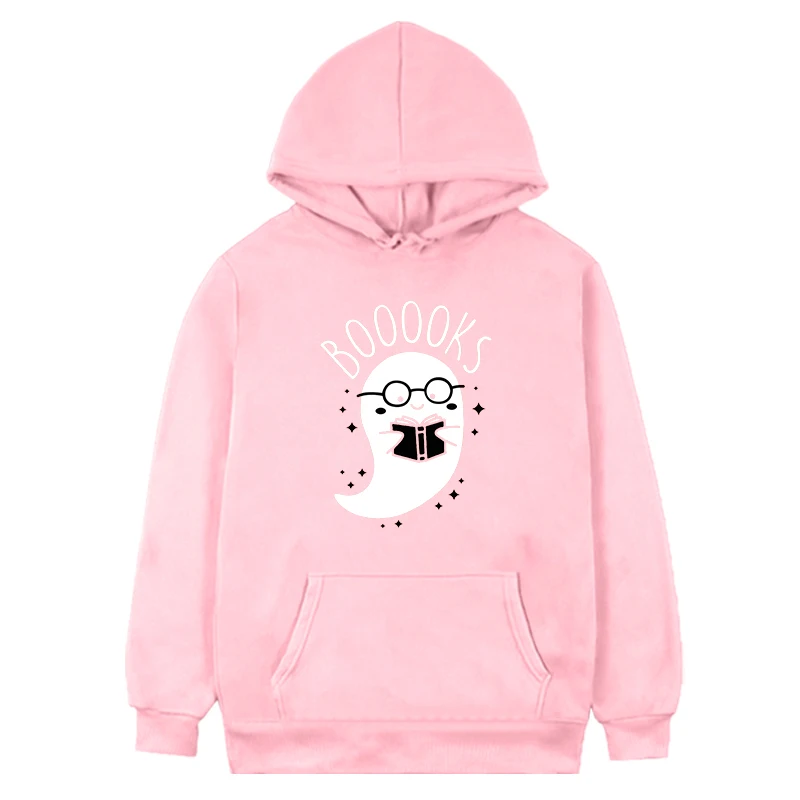 Halloween Hoodies for Books Lover Ghost Books Sweatshirt Librarian Halloween Gift Ghost Hoodies Book Lover Gifts
