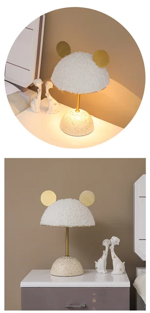 Table Lamp Nordic Net Red Bedroom Girl Creative Light