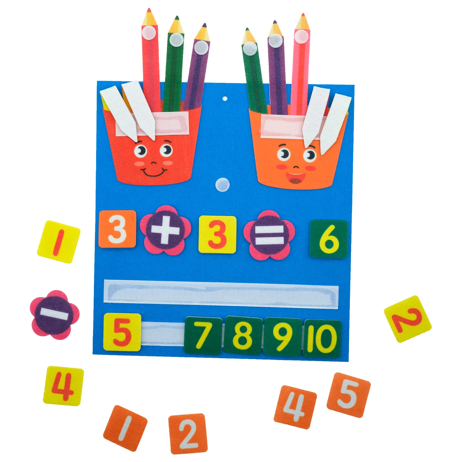Toddler Montessori Math Felt Board 6