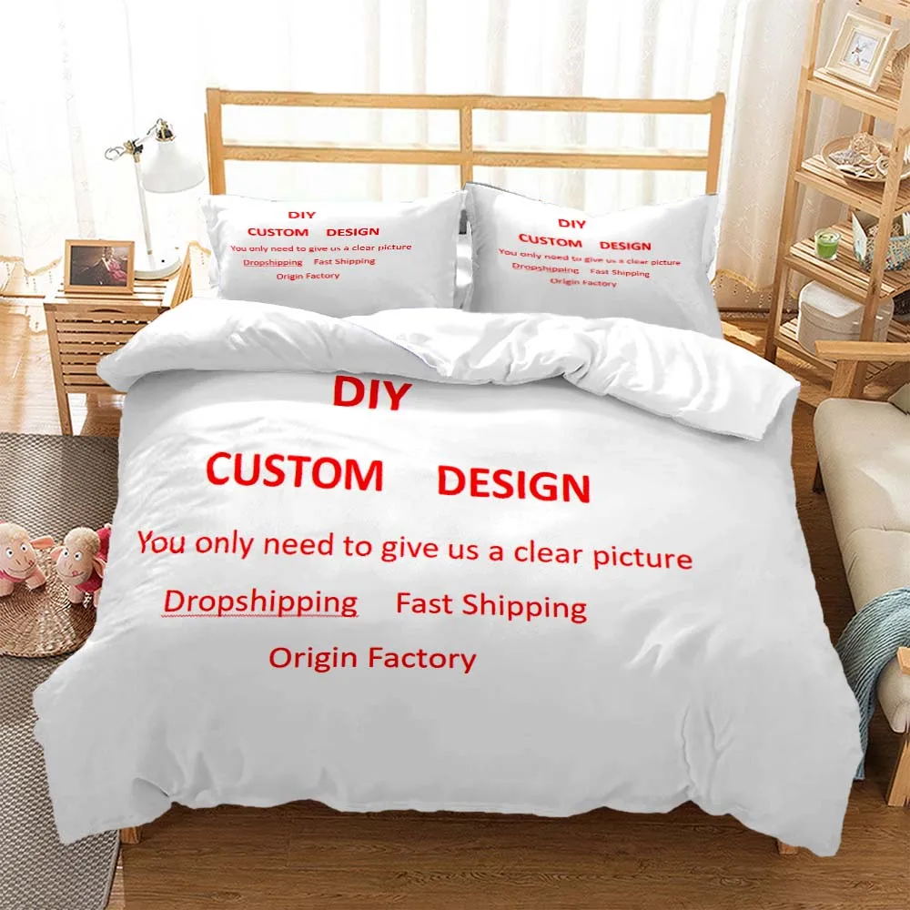 

Customized Photo Logo Quilt Cover for Boys and Girls Adult Gift Large Quilt Cover Soft and comfortable Customized Bedding Set