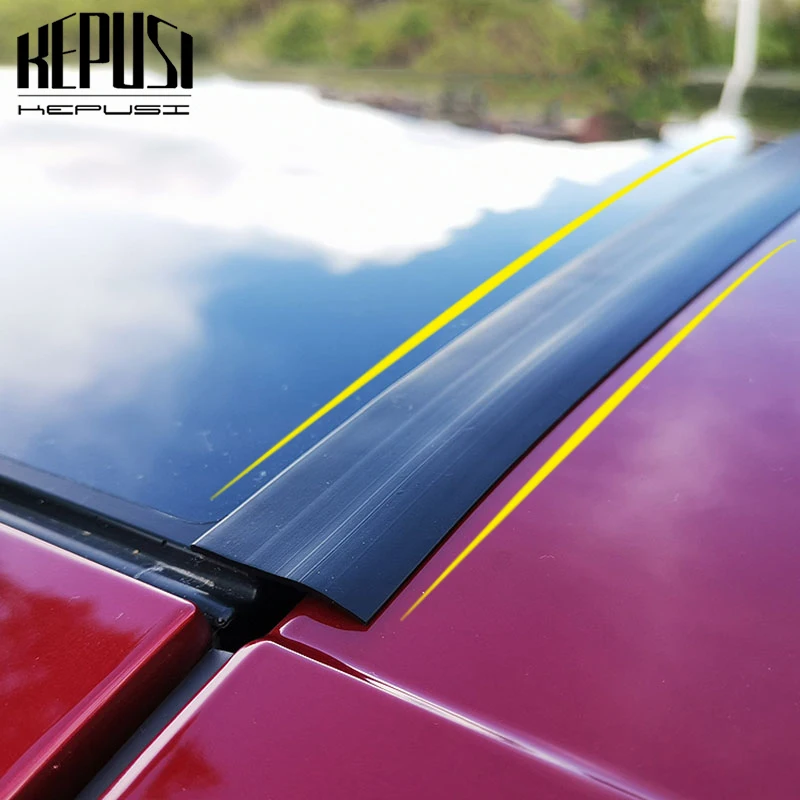 

Auto Rubber Seal Strip Car Trunk Lid Gap Seal Strip Rubber Sticker Black For Suv Hatchback Upper Edge Dustproof Car Accessories