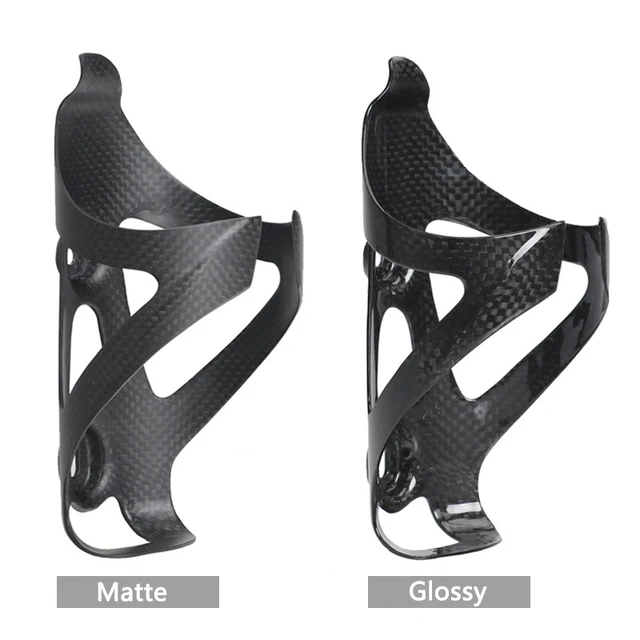 3K Full Carbon Fiber Bicycle Water Bottle Cage Matte/Glossy MTB Road Bike Bottle Holder Ultra Light Carbon Fiber Cycle Equipment 2