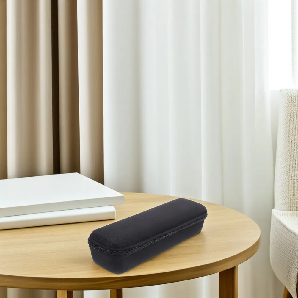 2Pcs 마이크 보관 가방 내구성 Eva 충격 방지 운반 케이스 핸드 헬드 마이크 주최자 여행 보호 스피커 스탠드 가방 듀얼