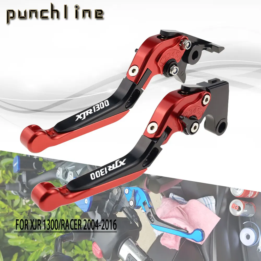 

Fit For XJR 1300/Racer 2004-2016 XJR 1300 Racer CNC Accessories Folding Extendable Brake Clutch Levers Adjustable Handle Set