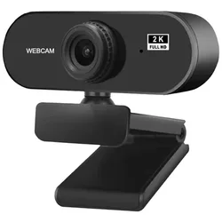 Enhanced Autofocus HD Webcam with Built - in Microphone (2K)