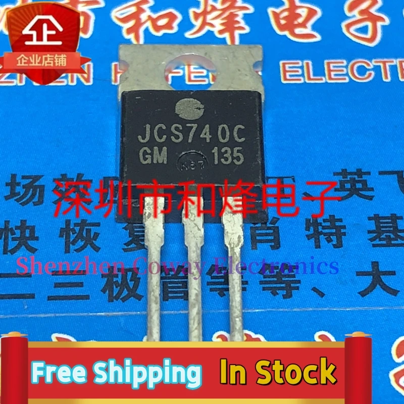 

10PCS-30PCS JCS740C TO-220 400V 10A In Stock Fast Shipping
