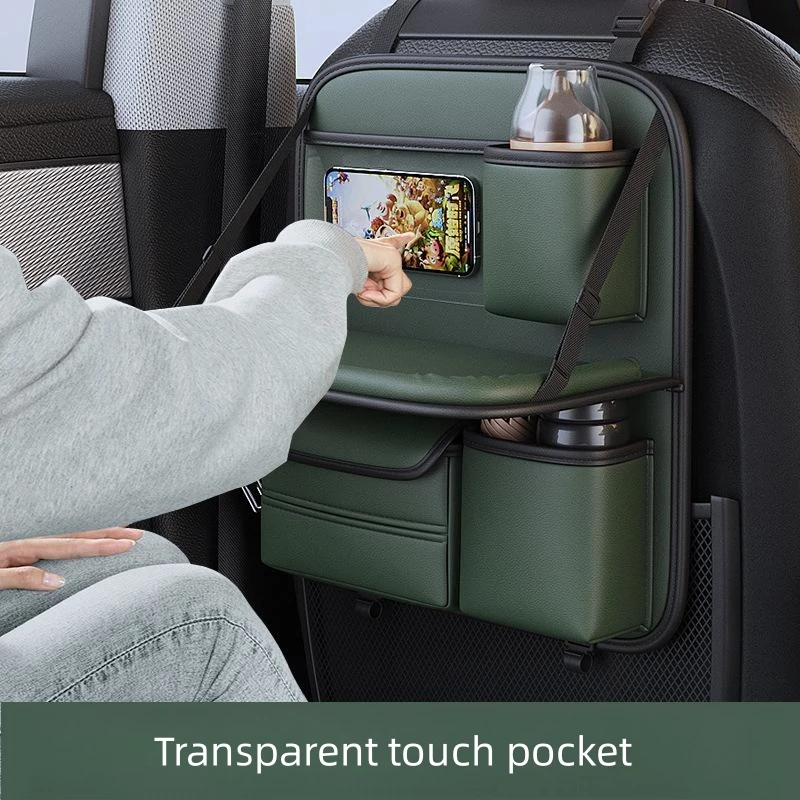 Car Back Seat Organizer Car Backseat Storage Bag With Foldable Tablet Tray Multi Pocket Auto Organizer Bag New