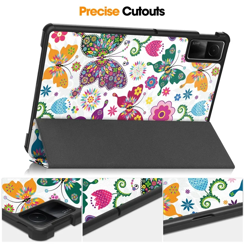 Capa Protetora Magnética para Xiaomi Redmi Pad Capa para Tablet Tri-dobrável 11 cm 2023 - Imagem 2