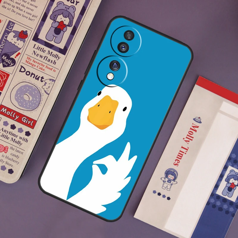 Adorable Cartoon Goose Protective Phone Case