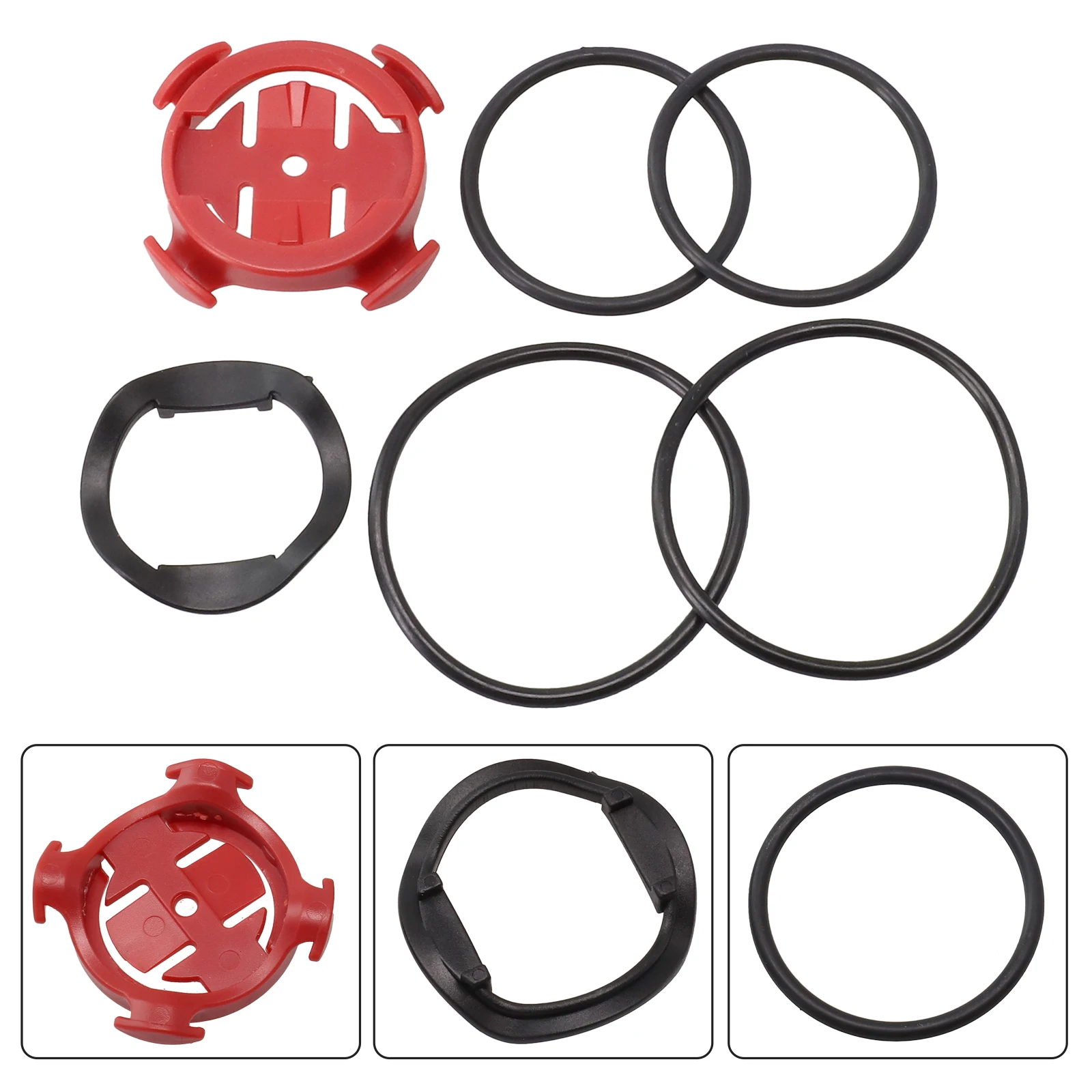 1Pc Bike Computer Base Staffa Plastica Bicicletta Elettronica Per Garmin Edge 200/500/510/520 Bike Edge Quarto Di Giro Supporto Per Computer