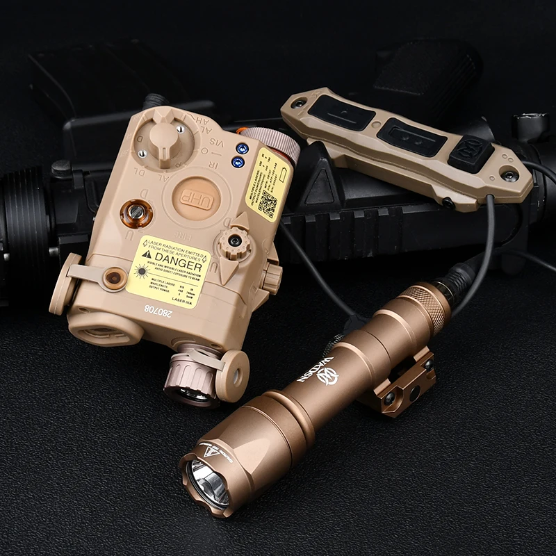 WADSN PEQ15 UHP Laser M600 M600C Flashlight Set Red Green Sight