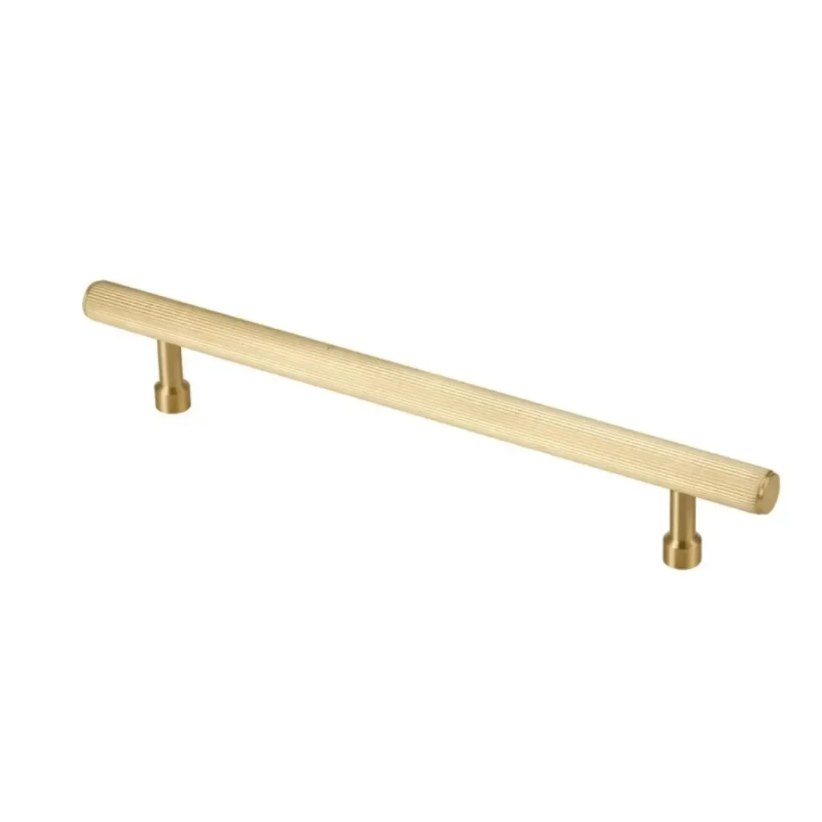 96-416mm Hole Spacing Solid Brass Golden Furniture Handles Nordic Luxury Stripe Handles for Cabinets and Drawers Dresser Knobs