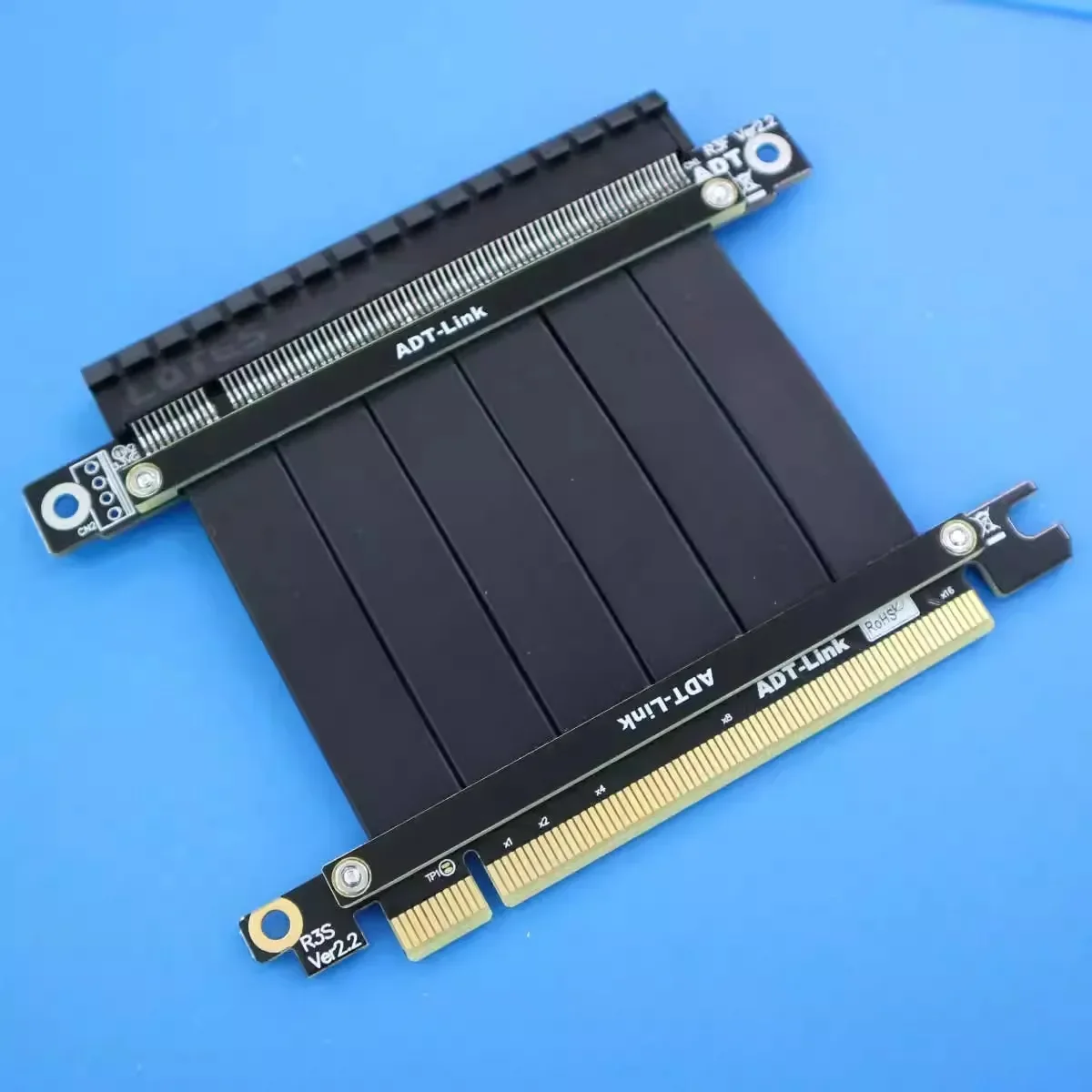 Gen3.0 PCI-E 16x to 16x 3.0 라이저 케이블 5cm 10cm 20cm 30cm 40cm 50cm PCI-Express Pcie X16 어댑터 직각 수직 비디오 GPU
