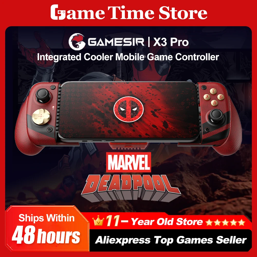 Deadpool Gamesir X3 Pro Gamepad Limited Marvel Edition