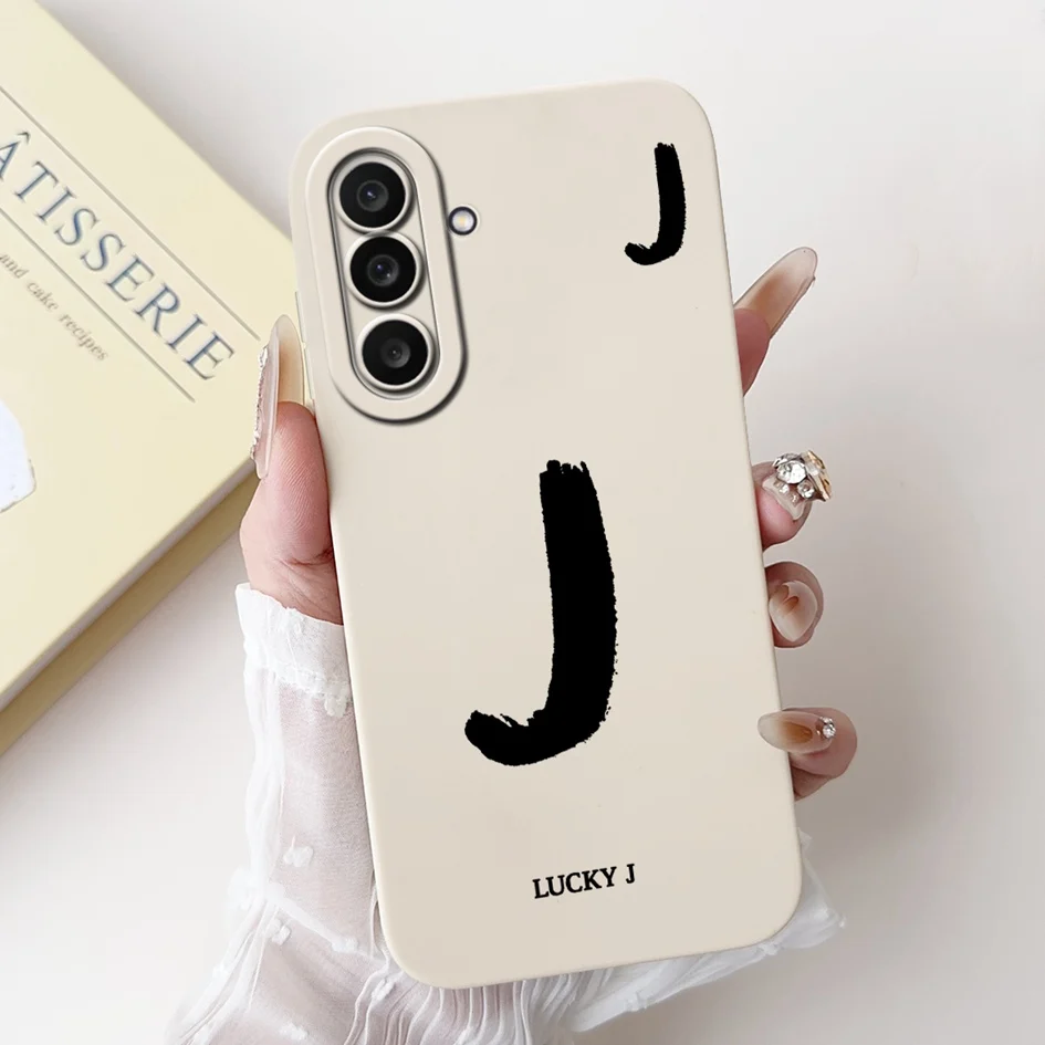 Luxury Alphabet Silicone Shockproof Case