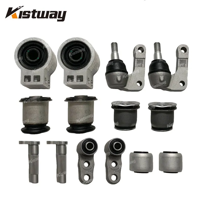 14PCSFrontSuspensionLowerControlArmBushingBallJointKitForCadillacXTS20132018
