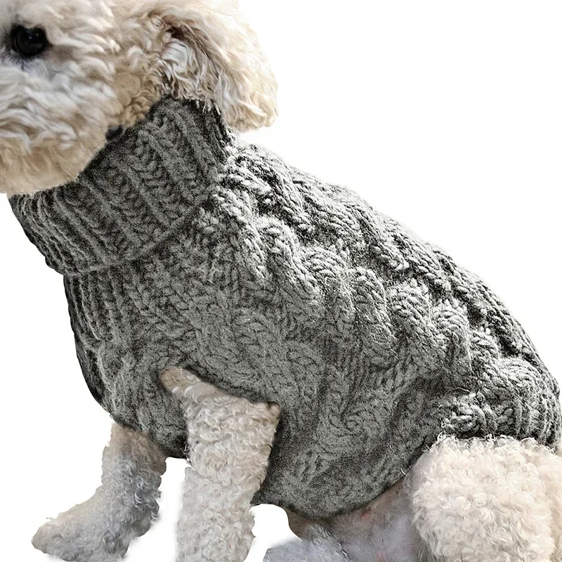 Knitted Dog Winter Sweater 1