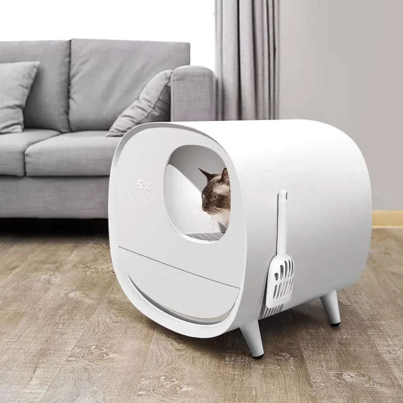 

Products Training Kit Cat Litter Box Large Enclosed Villa Shop Commodes Toile Tcleaner Toy Portable Kedi Tuvaleti House For Pet