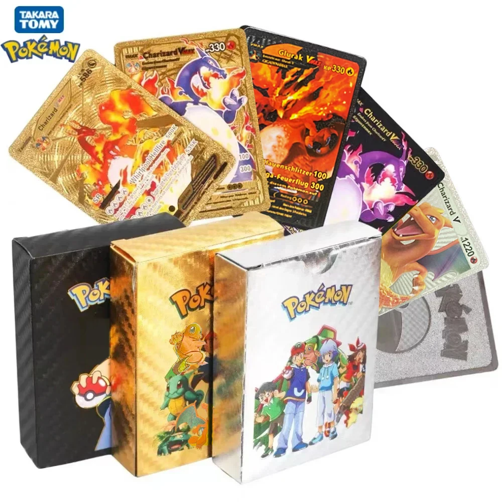 thumbnail image 2 of 110-27 tarjetas Pokémon (español, francés, inglés, alemán, Vmax GX, cartas de energía de batalla, Pikachu, colección de juegos, juguetes de batalla, regalos), 2 of 4