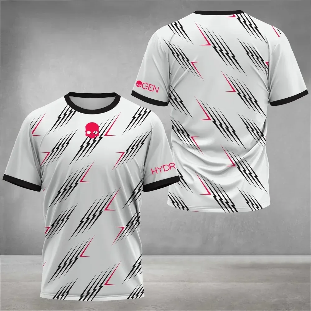 Summer Men's Fashion Sports T-shirt Breathable Men's Tennis Badminton Running Sports Clothing Casual Loose Short Sleeve T-shi