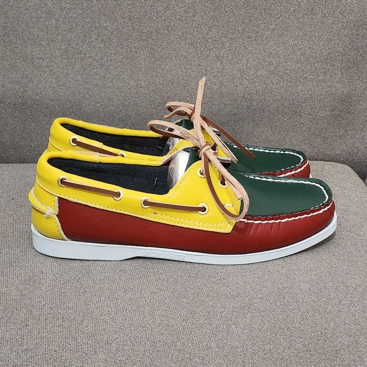 Mocassini in vera pelle da uomo mocassino scarpe da guida scarpe da uomo causali calzature scarpe da barca classiche fatte a mano - immagine 3